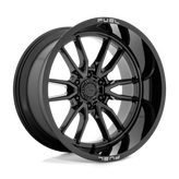 Fuel - D760 CLASH - Black - GLOSS BLACK - 22" x 12", -44 Offset, 6x139.7 (Bolt Pattern), 106.1mm HUB