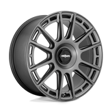 Rotiform - R158 OZR - Gunmetal - MATTE ANTHRACITE - 18" x 8.5", 35 Offset, 5x100, 112 (Bolt Pattern), 66.6mm HUB