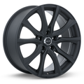 RTX Wheels - Contour - Black - Matte Black - 16" x 7", 40 Offset, 5x108 (Bolt Pattern), 63.4mm HUB