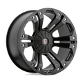 XD Series - XD778 MONSTER - Black - MATTE BLACK - 20" x 10", -12 Offset, 5x139.7, 150 (Bolt Pattern), 110.1mm HUB