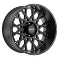 Vision Wheel Off-Road - 412 ROCKER - Black - Satin Black - 24" x 12", -51 Offset, 8x180 (Bolt Pattern), 124.2mm HUB