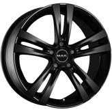 Mak Wheels - ZENITH - Black - MATTE BLACK - 19" x 8", 50 Offset, 5x114.3 (Bolt Pattern), 76mm HUB