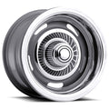 Vision Wheel American Muscle - 55 RALLY - Silver - Silver - 15" x 8", -6 Offset, 5x114.3, 120.65 (Bolt Pattern), 81.7mm HUB
