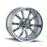 Ridler - 650 - Chrome - CHROME - 17" x 7", 0 Offset, 5x127 (Bolt Pattern), 83.8mm HUB