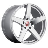 Victor Equipment Wheels - BADEN - Gunmetal - SILVER W/ MIRROR CUT FACE - 20" x 11", 36 Offset, 5x130 (Bolt Pattern), 71.5mm HUB