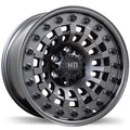 Fast HD - Shred - Gunmetal - Gloss Gunmetal - 18" x 9", 0 Offset, 6x135 (Bolt Pattern), 87.1mm HUB