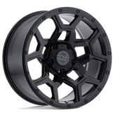 Black Rhino - OVERLAND - Black - MATTE BLACK - 17" x 8", 35 Offset, 5x120 (Bolt Pattern), 76.1mm HUB