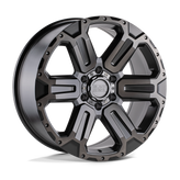 Black Rhino - WANAKA - Gunmetal - MATTE GUNMETAL WITH BRUSHED FACE & GUNMETAL TINT - 20" x 9", 40 Offset, 6x139.7 (Bolt Pattern), 112.1mm HUB