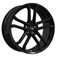 Euro Design - Monaco - Black - Gloss Black - 18" x 8", 42 Offset, 5x108 (Bolt Pattern), 63.4mm HUB