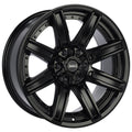 Ruffino HARD - FORGED - Black - Satin Black - 16" x 8", 45 Offset, 5x130 (Bolt Pattern), 78.1mm HUB