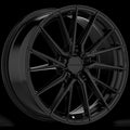 Ruffino Wheels - Virago - Black - Gloss Black - 18" x 8", 35 Offset, 5x120 (Bolt pattern), 67.1mm HUB - RUF681801