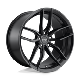 Niche - M203 VOSSO - Black - MATTE BLACK - 18" x 8", 40 Offset, 5x108 (Bolt Pattern), 72.6mm HUB