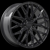 Ruffino Wheels - Glory - Black - Gloss Black - 19" x 8.5", 35 Offset, 5x114.3 (Bolt pattern), 73.1mm HUB - RUF701901