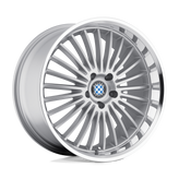 Beyern - MULTI - Silver - Silver with Mirror Cut Lip - 22" x 11", 25 Offset, 5x120 (Bolt Pattern), 72.6mm HUB