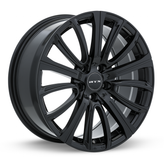 RTX Wheels - Network - Black - Satin Black - 18" x 8", 35 Offset, 5x108 (Bolt Pattern), 63.4mm HUB