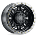 Black Rhino - ABRAMS - Black - GLOSS GUN BLACK WITH MACHINED DARK TINT - 18" x 9.5", 12 Offset, 6x139.7 (Bolt Pattern), 112.1mm HUB