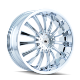 Mazzi - HYPE - Chrome - CHROME - 20" x 8.5", 40 Offset, 5x112, 120 (Bolt Pattern), 72.6mm HUB