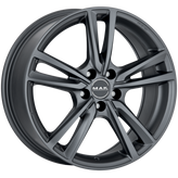 Mak Wheels - ICONA - Gunmetal - MATTE TITAN - 17" x 7.5", 47 Offset, 5x112 (Bolt Pattern), 76mm HUB