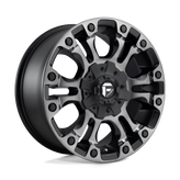 Fuel - D569 VAPOR - Black - MATTE BLACK DOUBLE DARK TINT - 20" x 9", 35 Offset, 5x114.3, 120 (Bolt Pattern), 72.6mm HUB