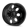 Ion Alloy - 167 - Black - MATTE BLACK - 17" x 6.5", -142 Offset, 8x210 (Bolt Pattern), 154.2mm HUB