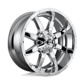 Fuel - D536 MAVERICK - Polished - CHROME PLATED - 22" x 10", 10 Offset, 8x170 (Bolt Pattern), 125.1mm HUB