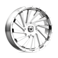 MSA Offroad Wheels - M46 BLADE - Chrome - CHROME - 20" x 7", 0 Offset, 4x137 (Bolt Pattern), 112.1mm HUB