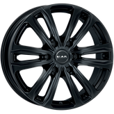 Mak Wheels - SAFARI6 - Black - GLOSS BLACK - 17" x 7.5", 33 Offset, 6x139.7 (Bolt Pattern), 100.1mm HUB
