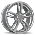 Replika - R163A - Silver - Gloss Silver - 18" x 8", 35 Offset, 5x120 (Bolt Pattern), 72.6mm HUB