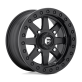 Fuel UTV - D936 MAVERICK BEADLOCK - Black - MATTE BLACK - 15" x 7", 38 Offset, 4x137 (Bolt Pattern), 110.1mm HUB