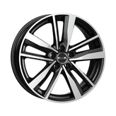 Mak Wheels - GLOBO - Black - BLACK MIRROR - 17" x 7", 20 Offset, 4x108 (Bolt Pattern), 65.1mm HUB