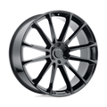 Status Wheels - GOLIATH - Black - Gloss Black - 22" x 9.5", 30 Offset, 6x114.3 (Bolt Pattern), 66.1mm HUB