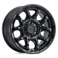 Black Rhino - ARK - Black - Matte Black with Gloss Black Bolts - 17" x 8.5", -18 Offset, 5x127 (Bolt Pattern), 71.5mm HUB