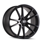 Touren - TF03 - Black - MATTE BLACK - 20" x 10", 42 Offset, 5x112 (Bolt Pattern), 66.6mm HUB