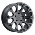 Level 8 - IMPACT - Black - Matte Black - 15" x 8", -24 Offset, 6x139.7 (Bolt Pattern), 108mm HUB