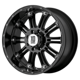 XD Series - XD795 HOSS - Black - Gloss Black - 22" x 9.5", 0 Offset, 8x165.1 (Bolt Pattern), 125.1mm HUB