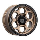 KMC Wheels - KM541 DIRTY HARRY - Bronze - MATTE BRONZE WITH BLACK LIP - 17" x 8.5", 18 Offset, 6x114.3 (Bolt Pattern), 66.1mm HUB