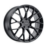 Petrol Wheels - P2B - Black - GLOSS BLACK - 17" x 8", 40 Offset, 5x114.3 (Bolt Pattern), 76.1mm HUB