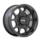 KMC Powersports - KS137 TORO S UTV - Black - SATIN BLACK - 15" x 7", 10 Offset, 4x156 (Bolt Pattern), 115.1mm HUB