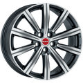 Mak Wheels - BIRMINGHAM - Gunmetal - GUN MET-MIRROR FACE - 19" x 8.5", 47 Offset, 5x120 (Bolt Pattern), 65.1mm HUB