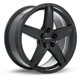 RTX Wheels - Frost - Black - Satin Black - 18" x 8", 45 Offset, 5x112 (Bolt Pattern), 66.6mm HUB