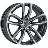 Mak Wheels - FAHR - Gunmetal - GUN MET-MIRROR FACE - 19" x 8", 47 Offset, 5x112 (Bolt Pattern), 66.6mm HUB