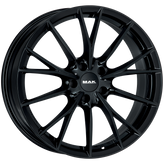 Mak Wheels - FABRIK - Black - GLOSS BLACK - 19" x 8", 45 Offset, 5x120 (Bolt Pattern), 72.6mm HUB