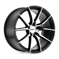 TSW Wheels - SPRINT - Black - GLOSS BLACK WITH MIRROR CUT FACE - 18" x 8.5", 40 Offset, 5x114.3 (Bolt Pattern), 76.1mm HUB