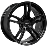 Envy Wheels - EV-5 - Black - Satin Black - 17" x 7", 35 Offset, 5x114.3 (Bolt Pattern), 67.1mm HUB