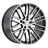 Mandrus - MASCHE - Gunmetal - GLOSS GUNMETAL W/ MIRROR CUT FACE - 20" x 9", 35 Offset, 5x112 (Bolt Pattern), 66.56mm HUB