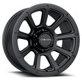 Vision Wheel Off-Road - 353 TURBINE - Black - Matte Black - 17" x 8.5", 18 Offset, 6x139.7 (Bolt Pattern), 106.2mm HUB