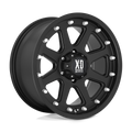 XD Series - XD798 ADDICT - Black - MATTE BLACK - 18" x 9", -12 Offset, 6x139.7 (Bolt Pattern), 106.1mm HUB