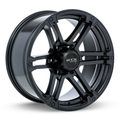 RTX Wheels - Slate - Black - Satin Black - 18" x 9", 20 Offset, 6x135 (Bolt Pattern), 87.1mm HUB