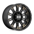 XD Series - XD829 HOSS II - Black - Satin Black Machined Dark Tint - 22" x 12", -44 Offset, 8x180 (Bolt Pattern), 124.2mm HUB