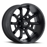 Vision Wheel Off-Road - 415 BOMB - Black - Satin Black - 20" x 12", -51 Offset, 8x165.1 (Bolt Pattern), 125.2mm HUB